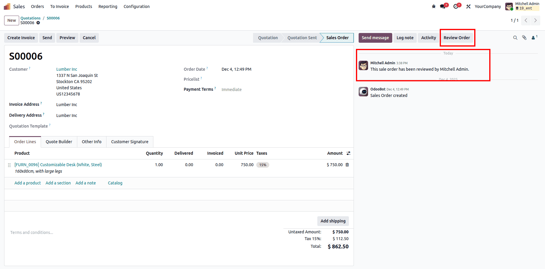 How to Add a Button in Chatter in Odoo 19-cybrosys