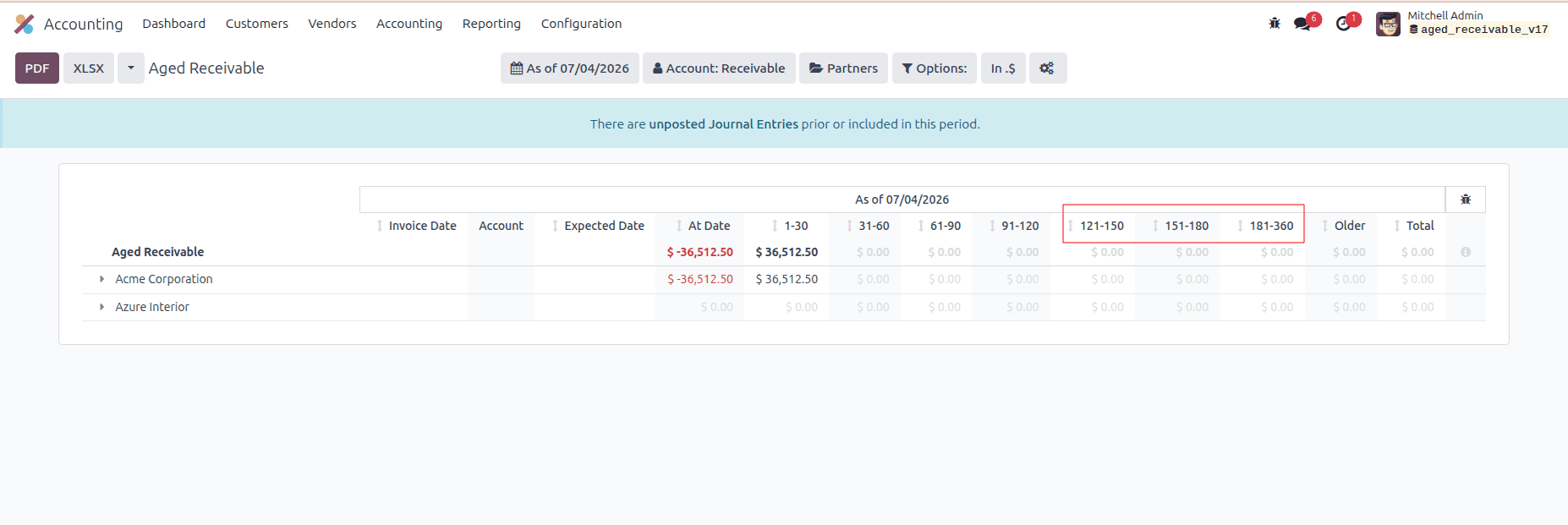 How to Add a Custom Aging Interval to the Aged Receivable Report in Odoo 17-cybrosys
