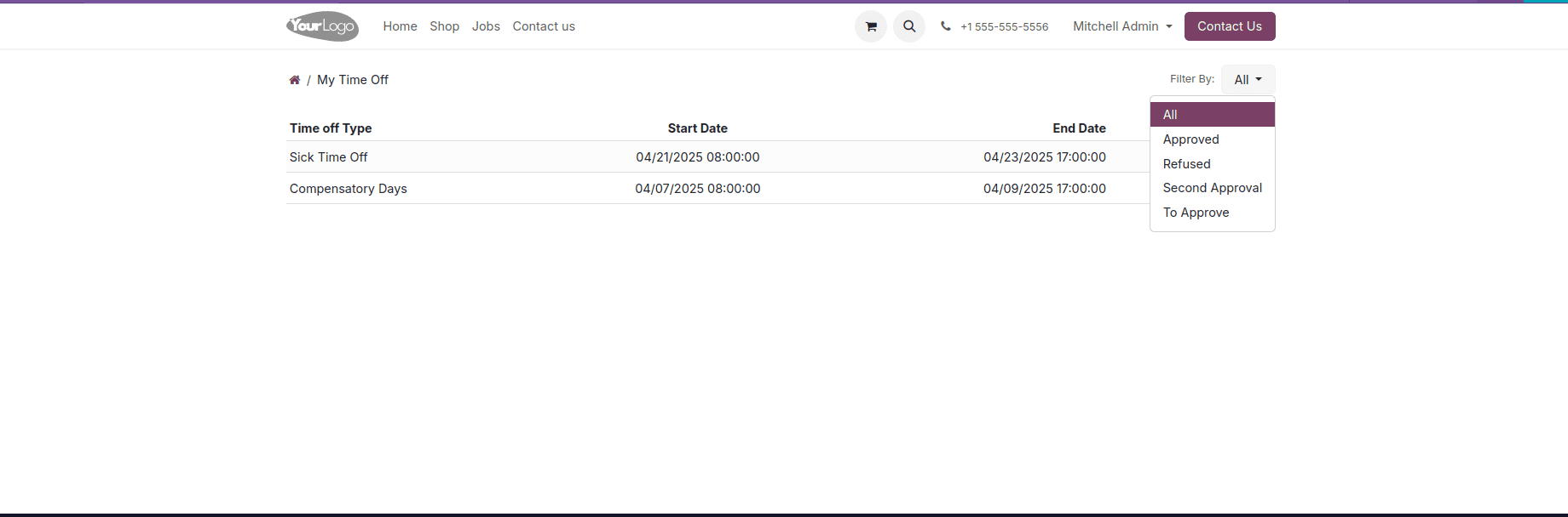 How to Add a Filter Option in Odoo 18 Website Portal-cybrosys