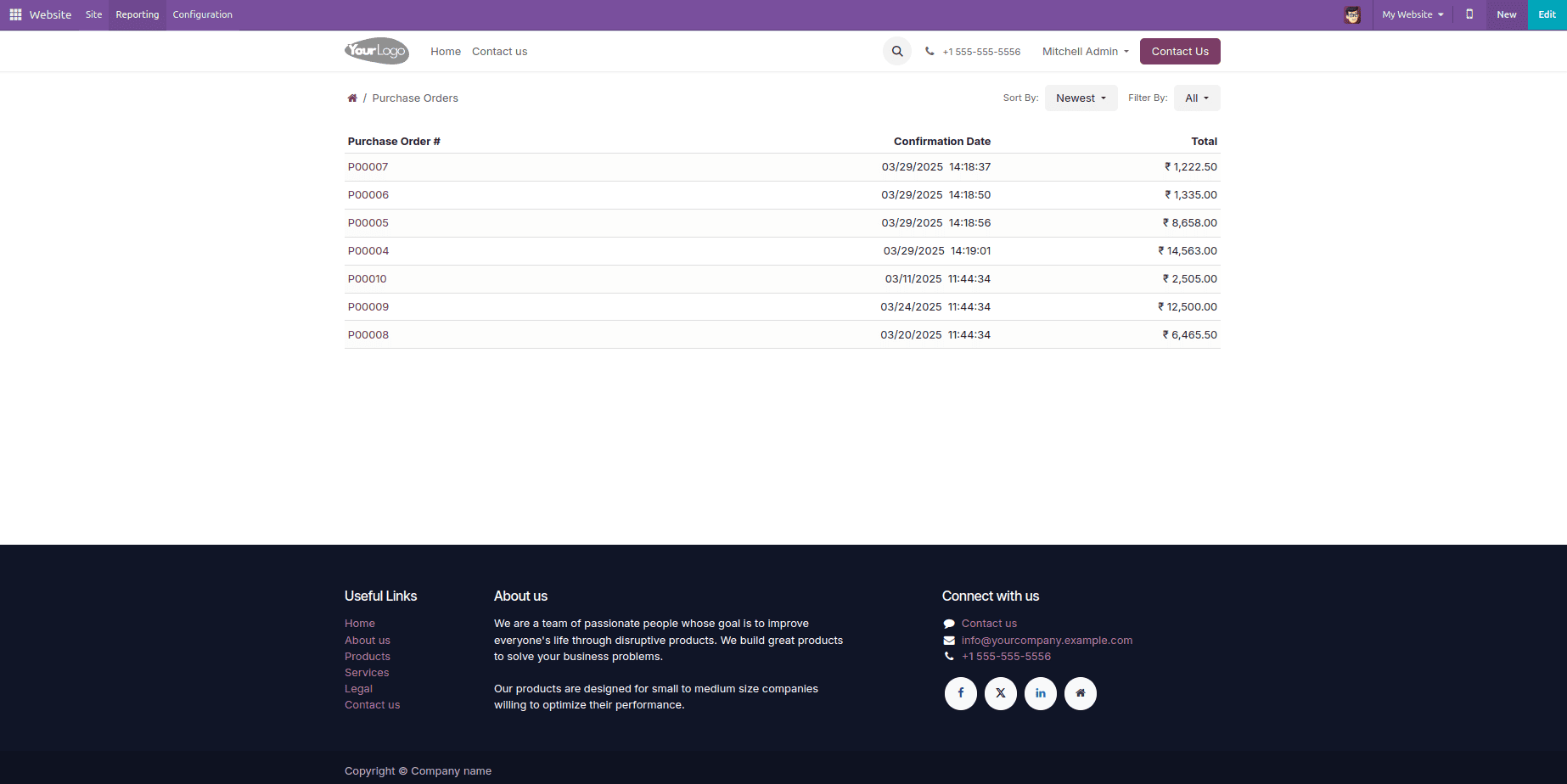How to Add a PDF Report Download Button to the Odoo 18 Customer Portal-cybrosys