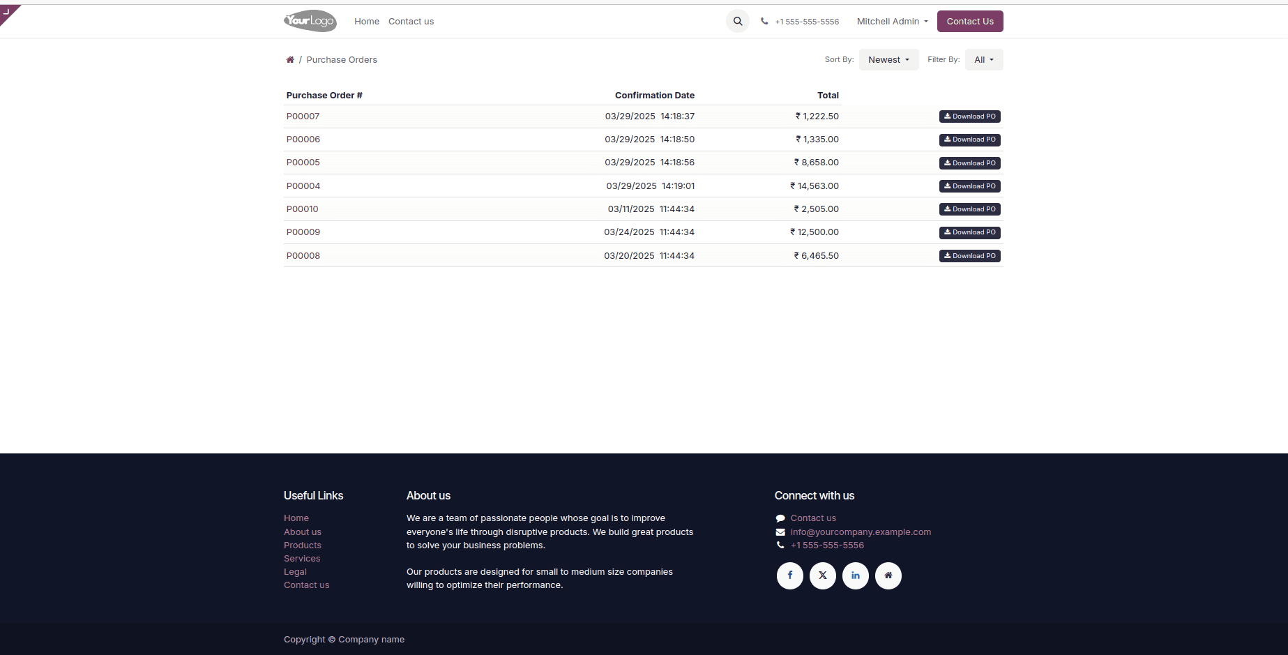 How to Add a PDF Report Download Button to the Odoo 18 Customer Portal-cybrosys