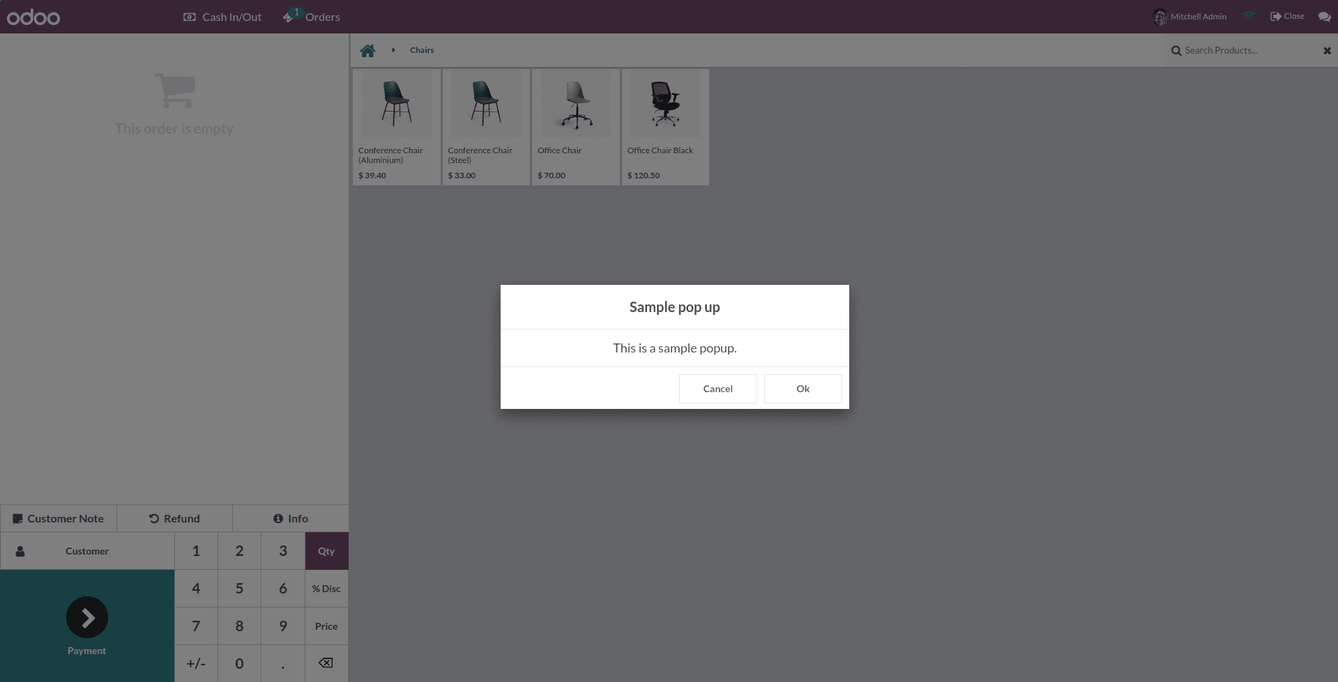 How to Add an Icon in POS Systray in Odoo 16-cybrosys