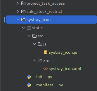 How to Add an Icon in the Systray in Odoo 19-cybrosys