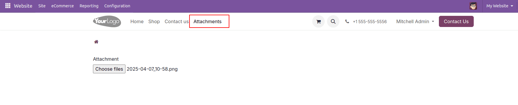 How to Add Attachments in Website Forms Using JavaScript in Odoo 18-cybrosys
