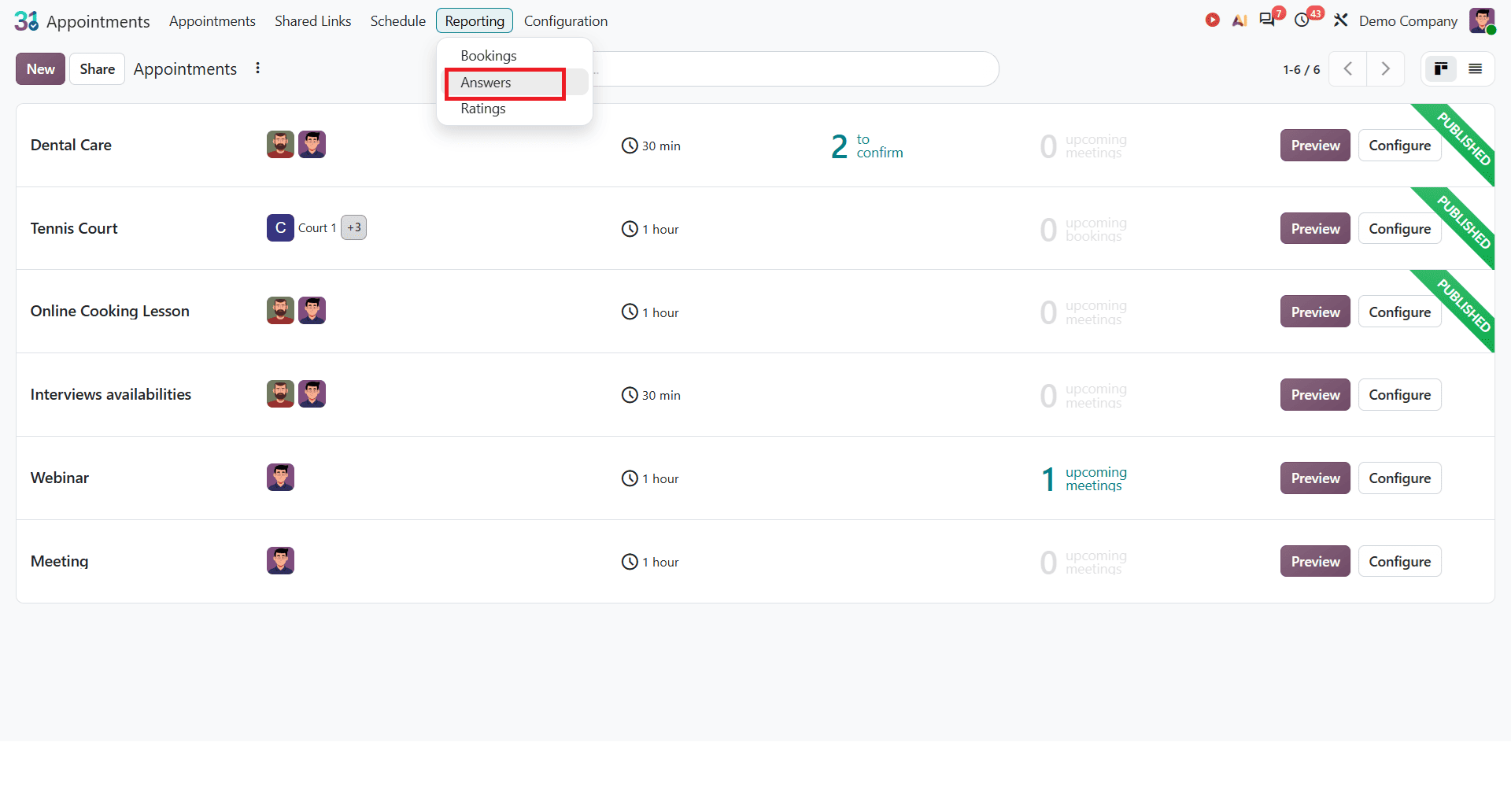 How to Add Booking Questions and Analyze Answers in Odoo 20 Appointments-cybrosys