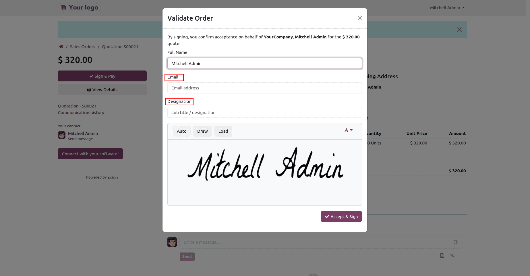 How to Add Extra Fields to the Portal Signature Form in Odoo 19-cybrosys