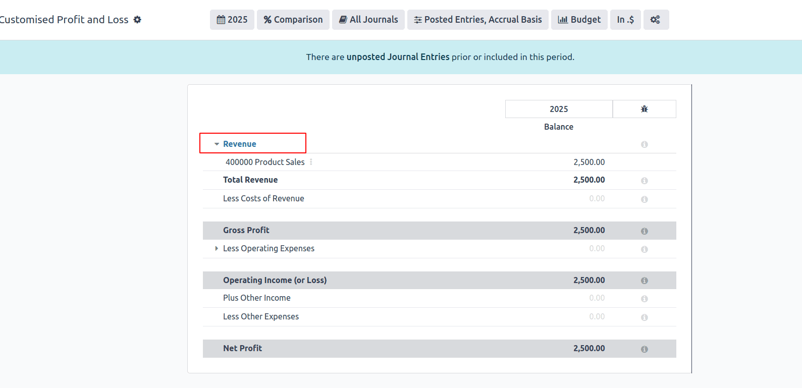 How to Add Financial Reports from UI in Odoo 18-cybrosys