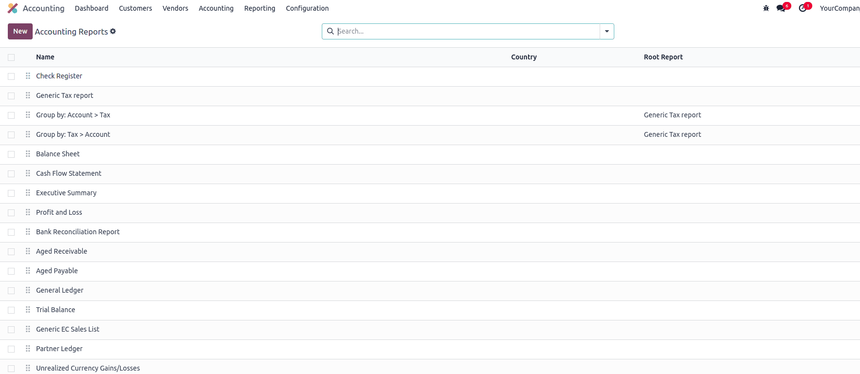 How to Add Financial Reports from UI in Odoo 18-cybrosys
