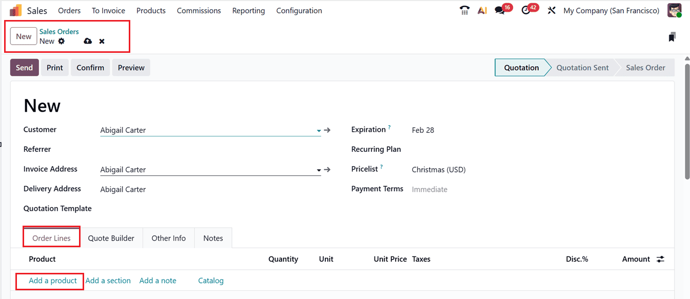 How to Add Multiple Variants to an Order from a Grid Using Odoo 19 Sales Module-cybrosys