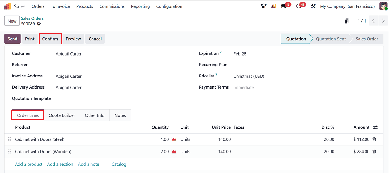 How to Add Multiple Variants to an Order from a Grid Using Odoo 19 Sales Module-cybrosys