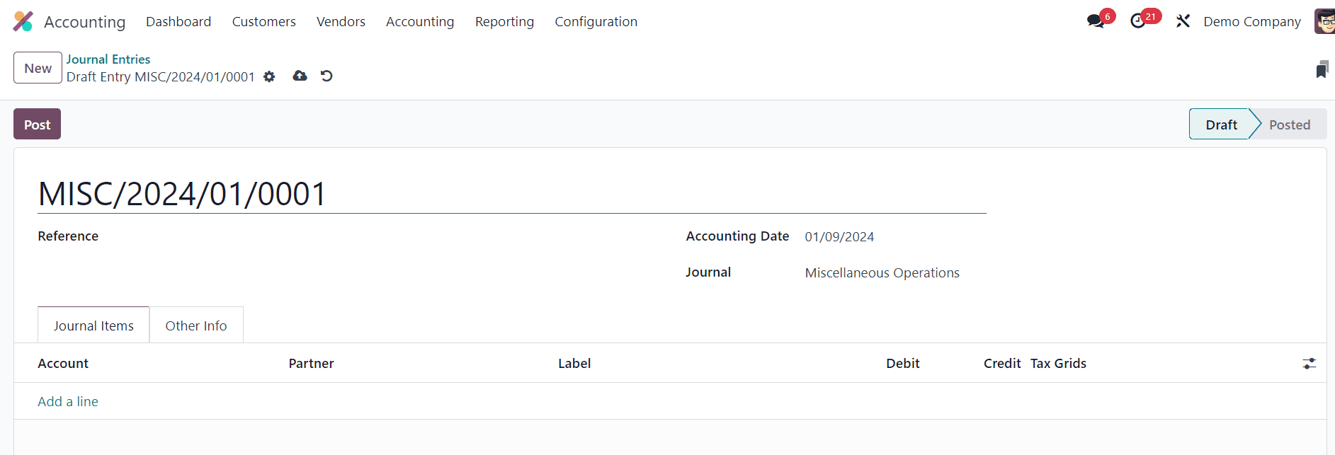 How to Add Opening Balance in Odoo 17 Accounting-cybrosys