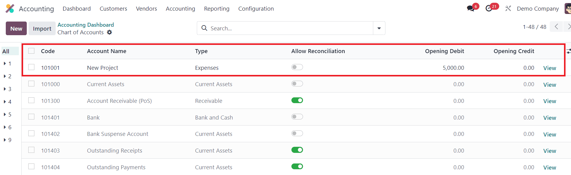 How to Add Opening Balance in Odoo 17 Accounting-cybrosys