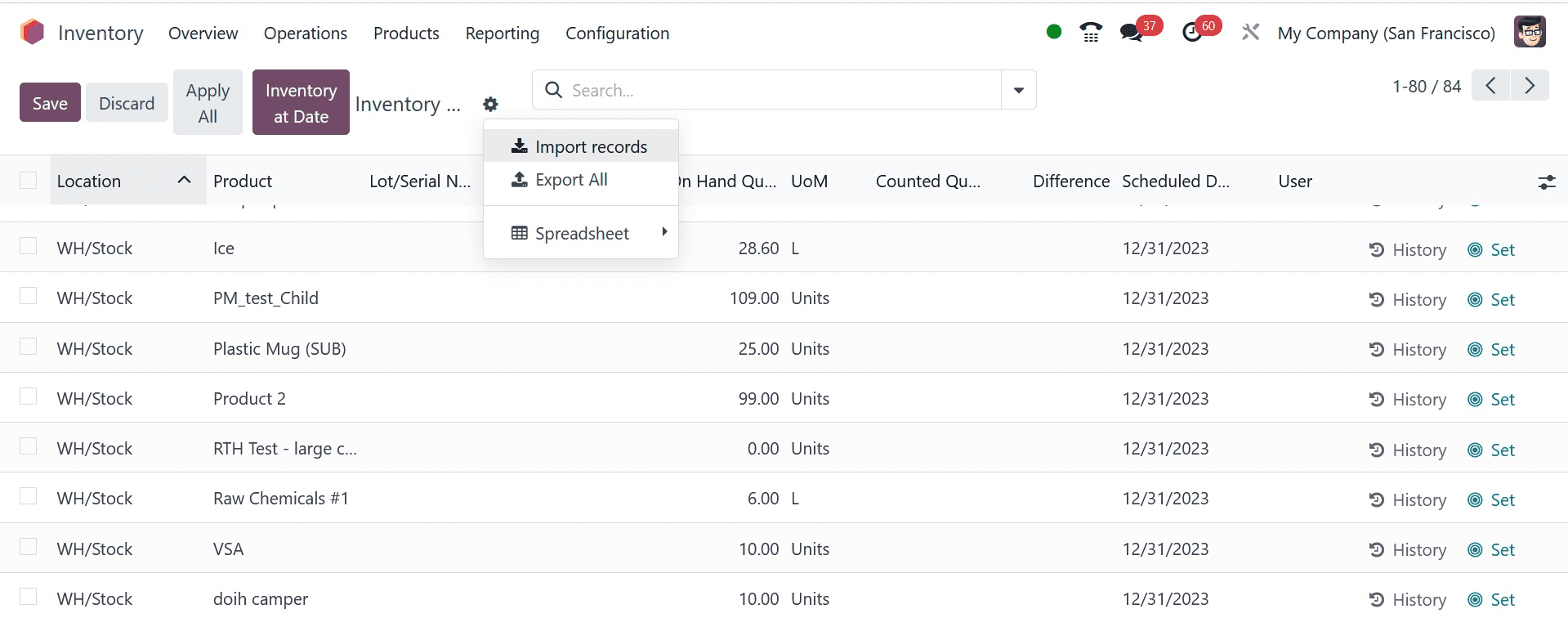 How to Add Opening Stock and Adjust Them in Odoo 17 Inventory-cybrosys