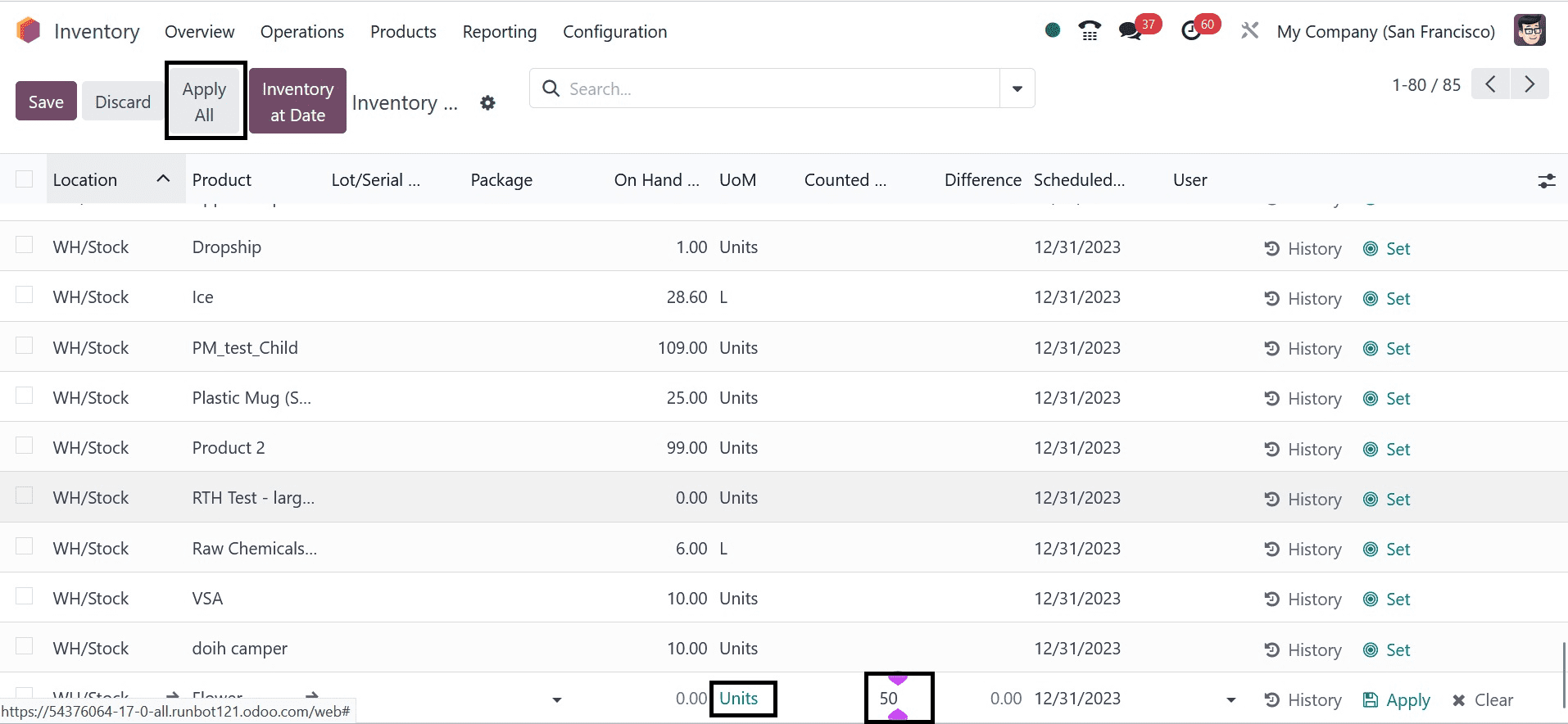 How to Add Opening Stock and Adjust Them in Odoo 17 Inventory-cybrosys