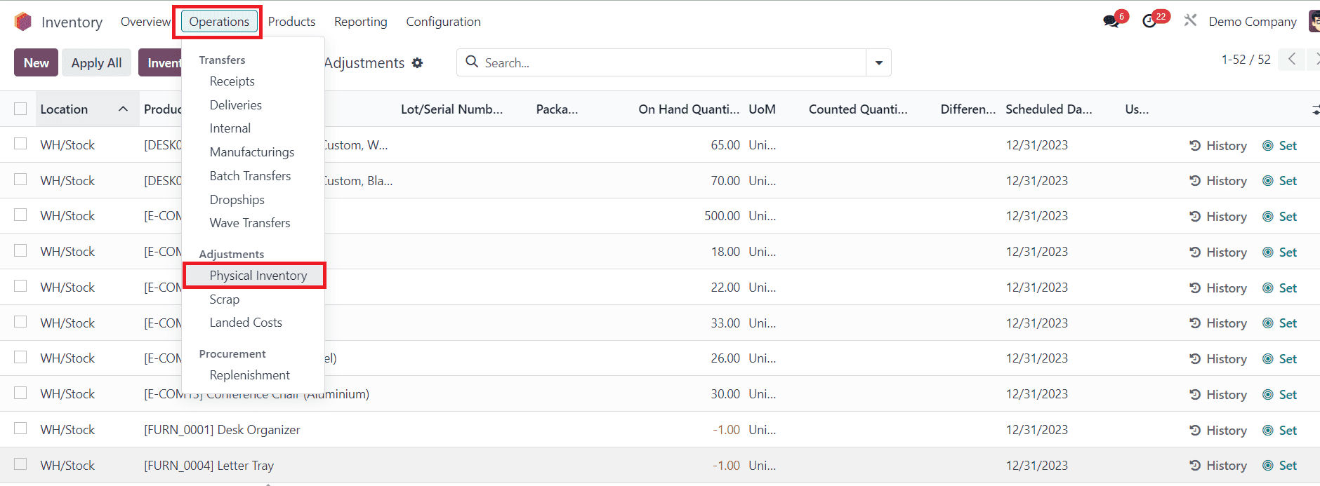 How to Add Opening Stock in Odoo 17 Inventory-cybrosys