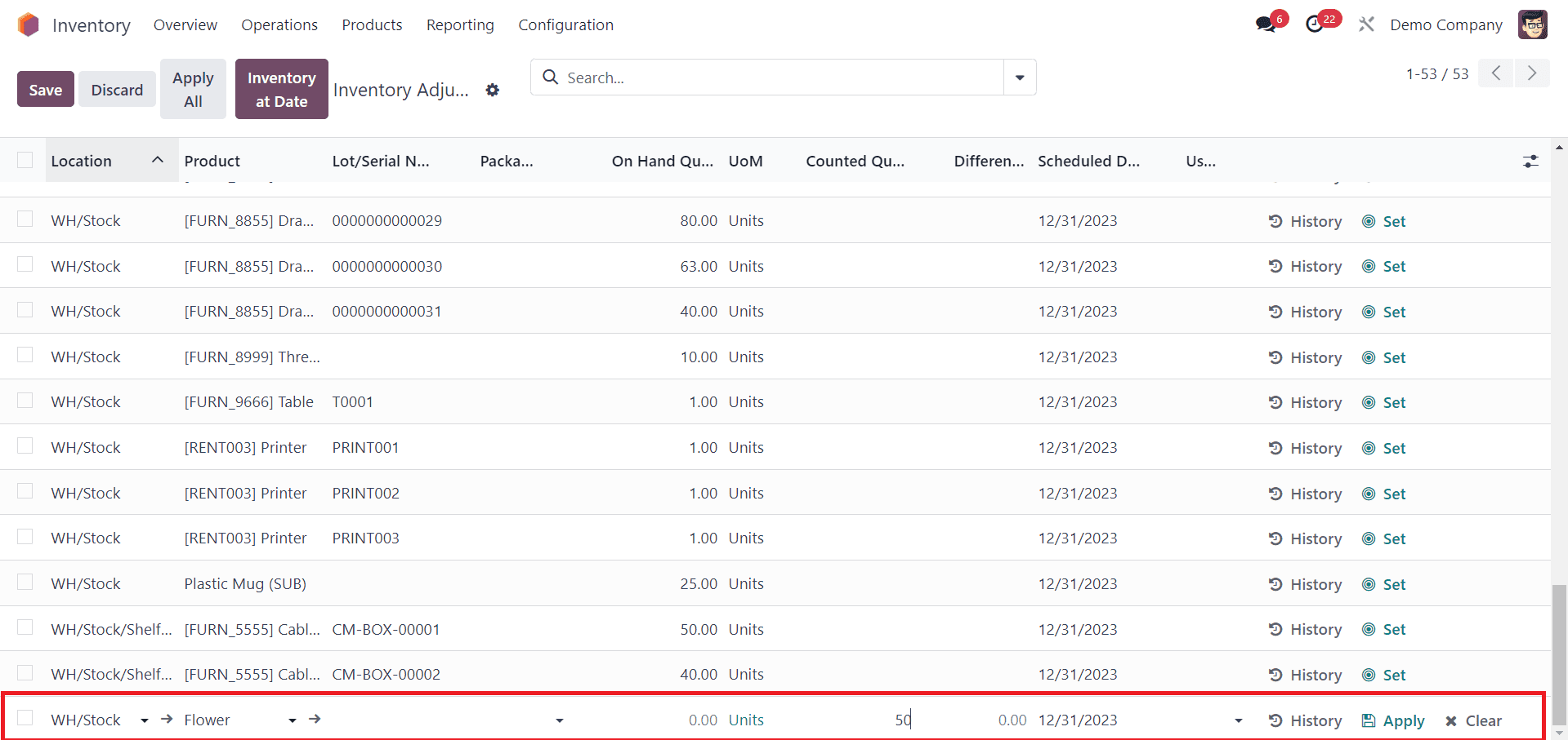 How to Add Opening Stock in Odoo 17 Inventory-cybrosys