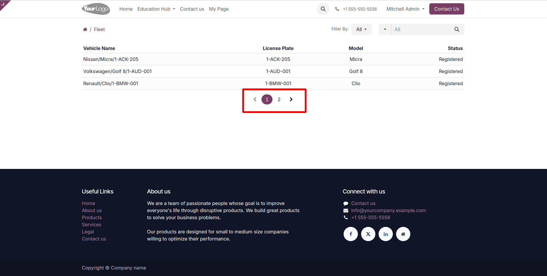 How to Add Pagination in a Website Portal in Odoo 18-cybrosys