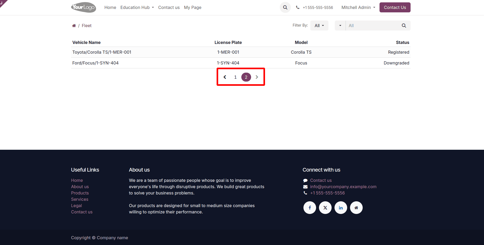 How to Add Pagination in a Website Portal in Odoo 18-cybrosys