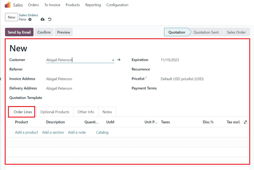 How to Add Product Using Product Catalog in Odoo 17 Sales App-cybrosys