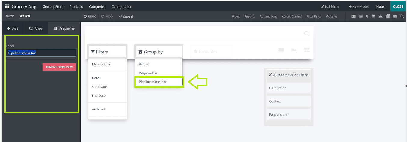 How to Add Smart Tabs & Pipelines in Odoo 16 Studio-cybrosys