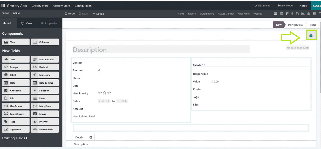 How to Add Smart Tabs & Pipelines in Odoo 16 Studio-cybrosys