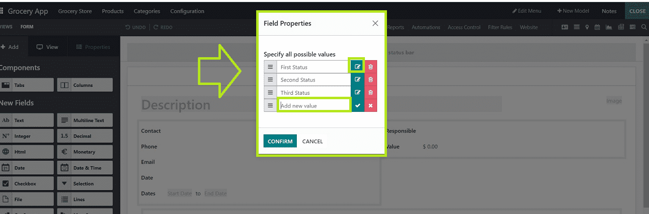 How to Add Smart Tabs & Pipelines in Odoo 16 Studio-cybrosys