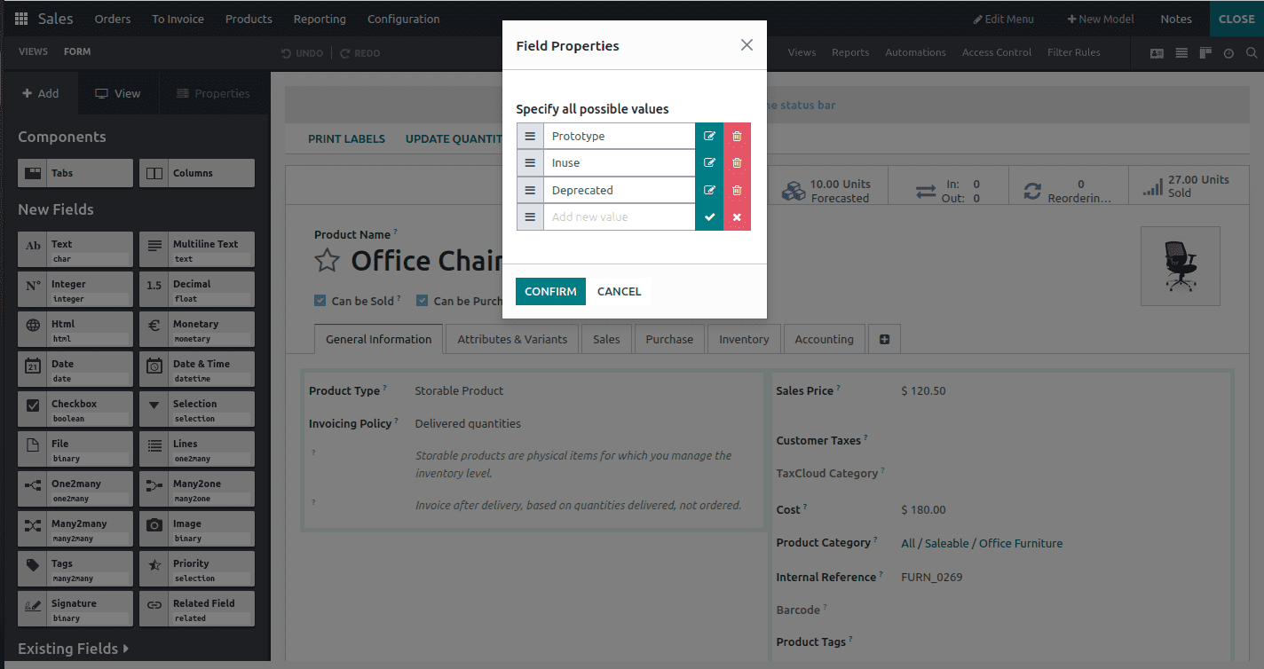 how-to-add-status-bar-in-product-form-view-using-odoo-16-studio-3-cybrosys