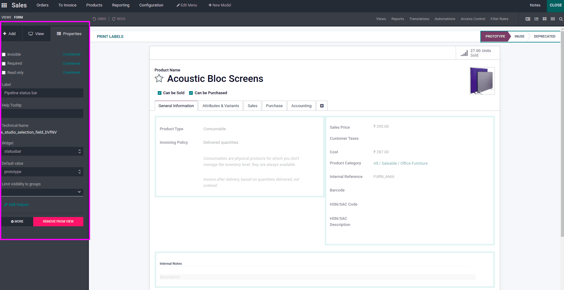 how-to-add-status-bar-in-the-product-form-view-using-odoo-15-studio-6-cybrosys