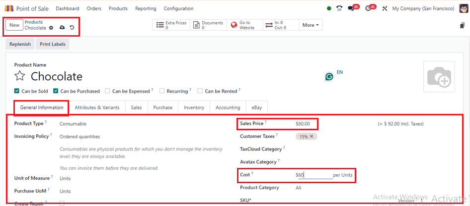 How to Analyze Product Margins & Costs With Odoo 17 POS-cybrosys