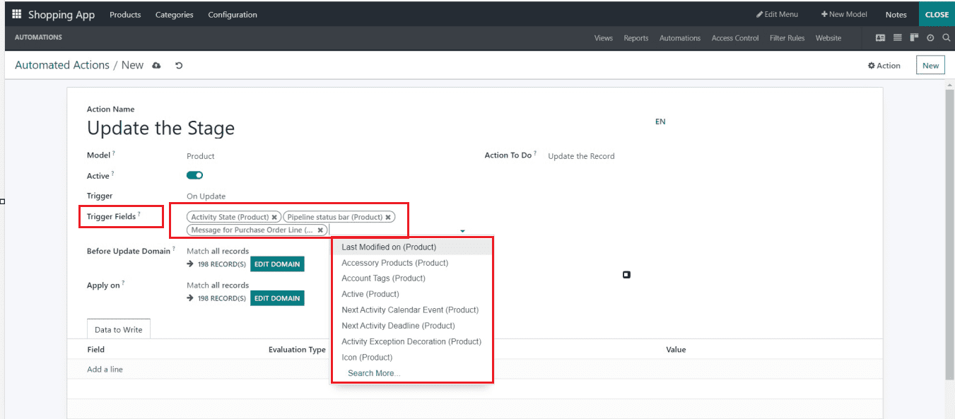 How to Apply Automation & Filter Rules in Odoo 16 Studio App-cybrosys