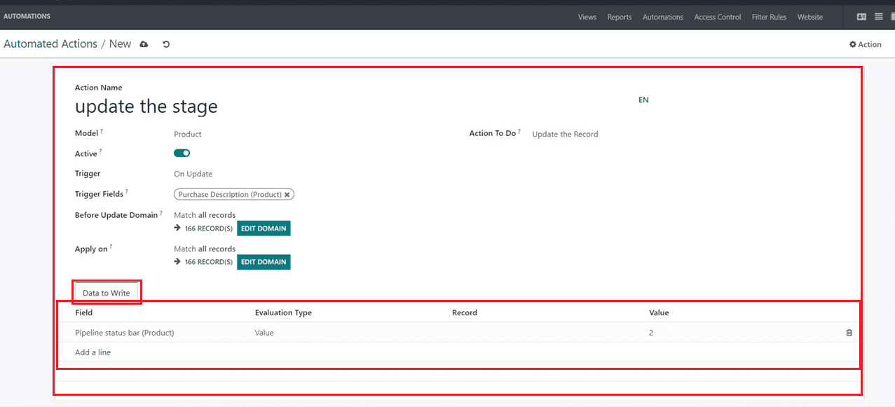 How to Apply Automation & Filter Rules in Odoo 16 Studio App-cybrosys