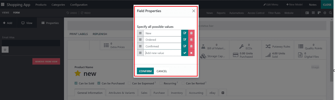 How to Apply Automation & Filter Rules in Odoo 16 Studio App-cybrosys