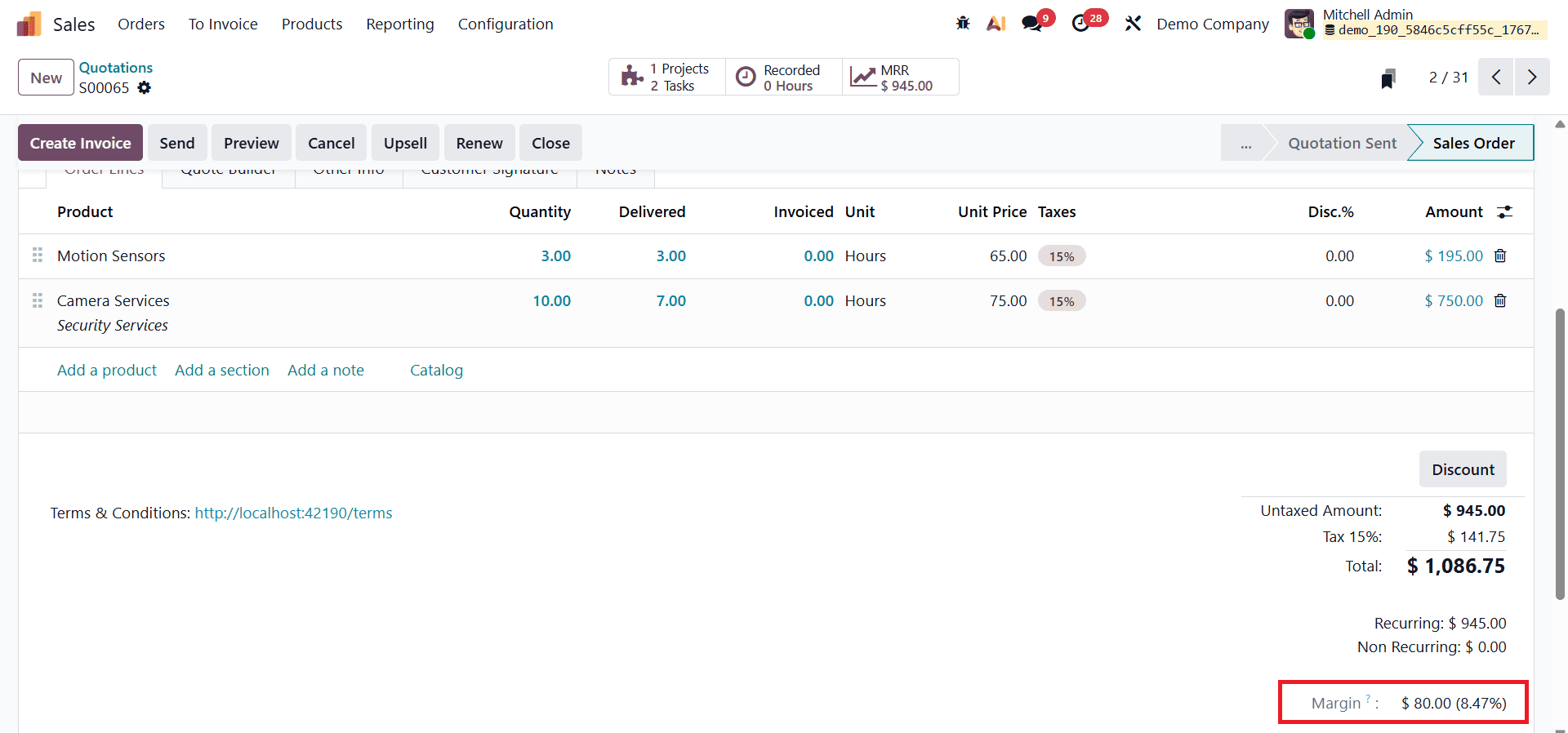 How to Apply Discounts and Track Margins in Odoo 19 Sales-cybrosys