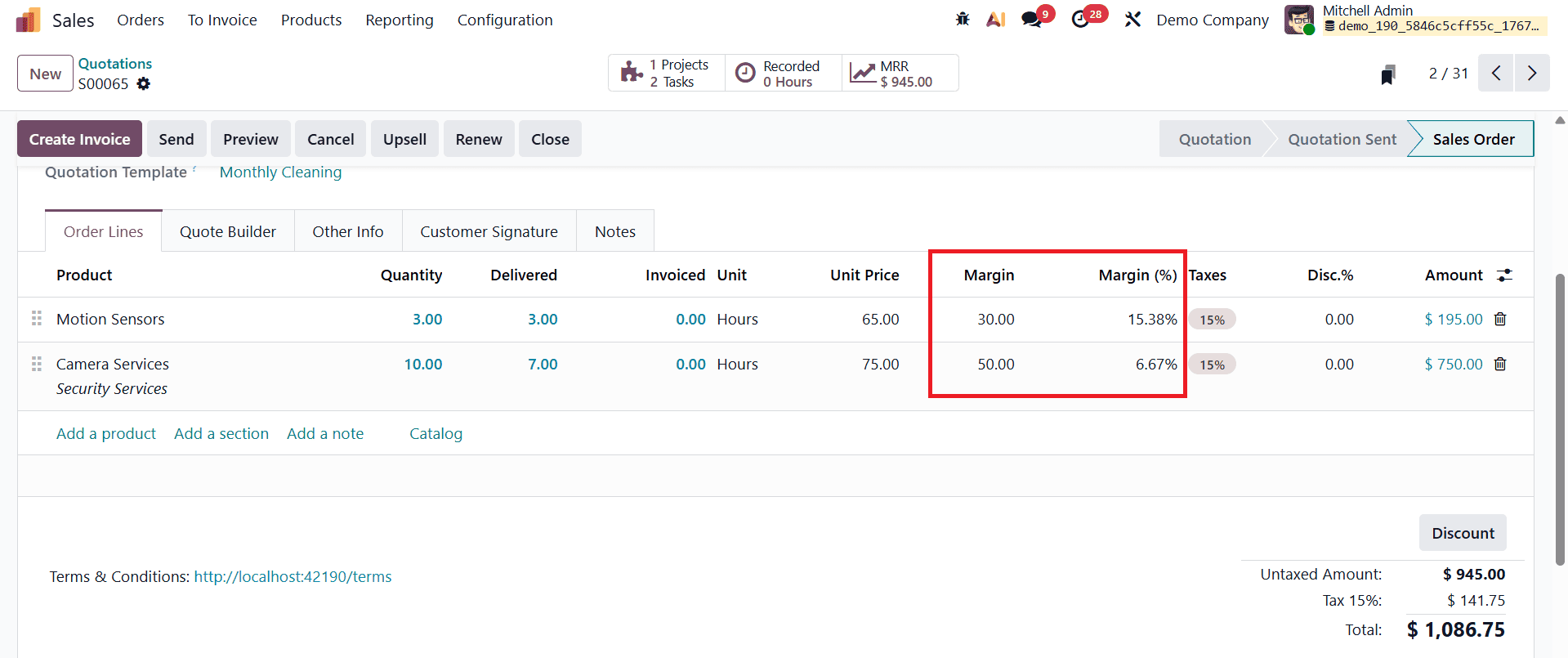 How to Apply Discounts and Track Margins in Odoo 19 Sales-cybrosys