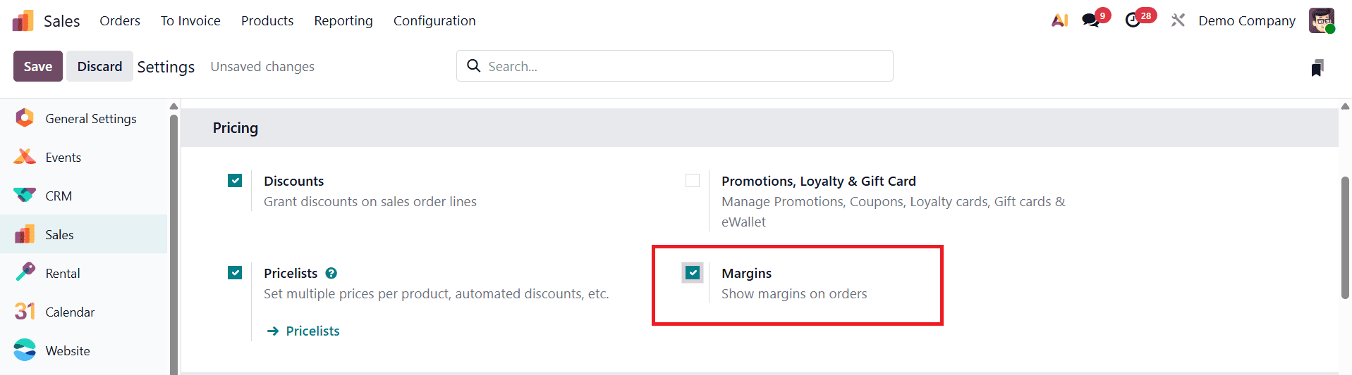 How to Apply Discounts and Track Margins in Odoo 19 Sales-cybrosys
