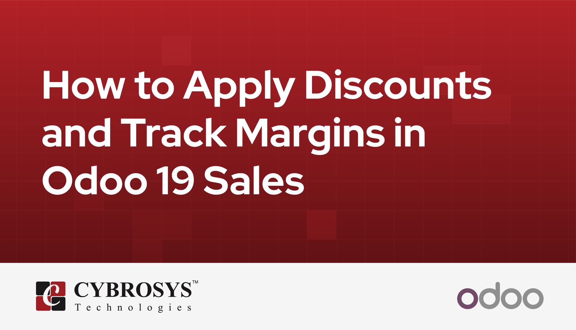 How to Apply Discounts and Track Margins in Odoo 19 Sales
