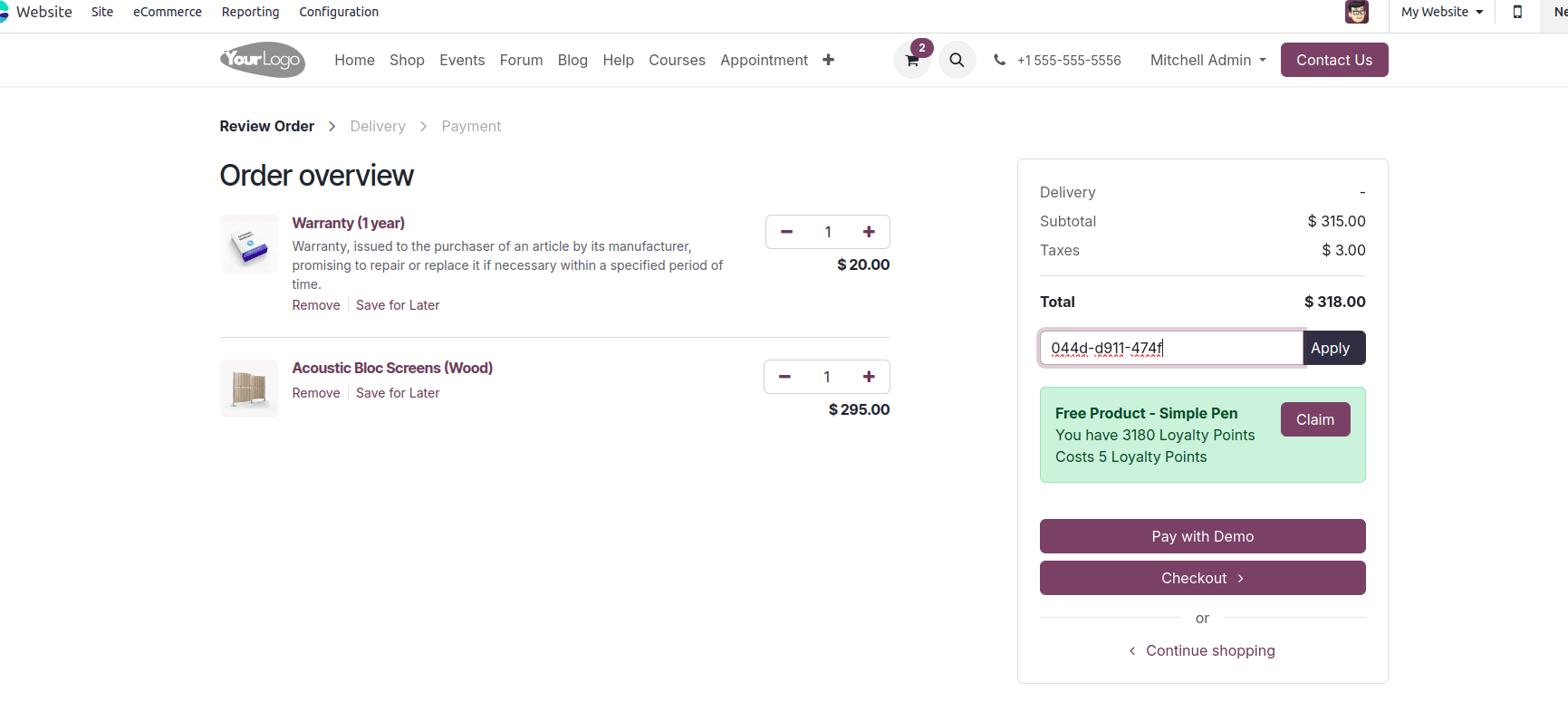 How to Apply For Coupon and Promtion Program in Odoo 18 Website-cybrosys