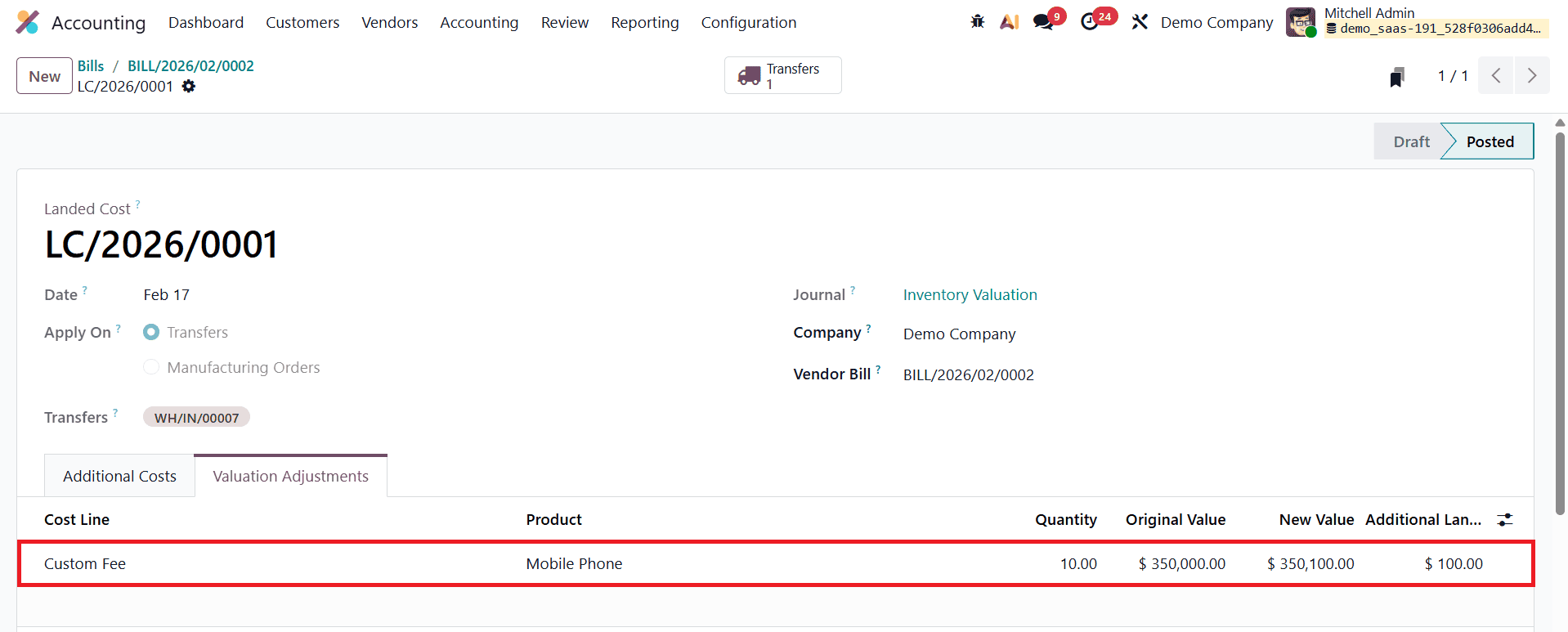 How to Apply Landed Costs for True Product Pricing in Odoo 19-cybrosys