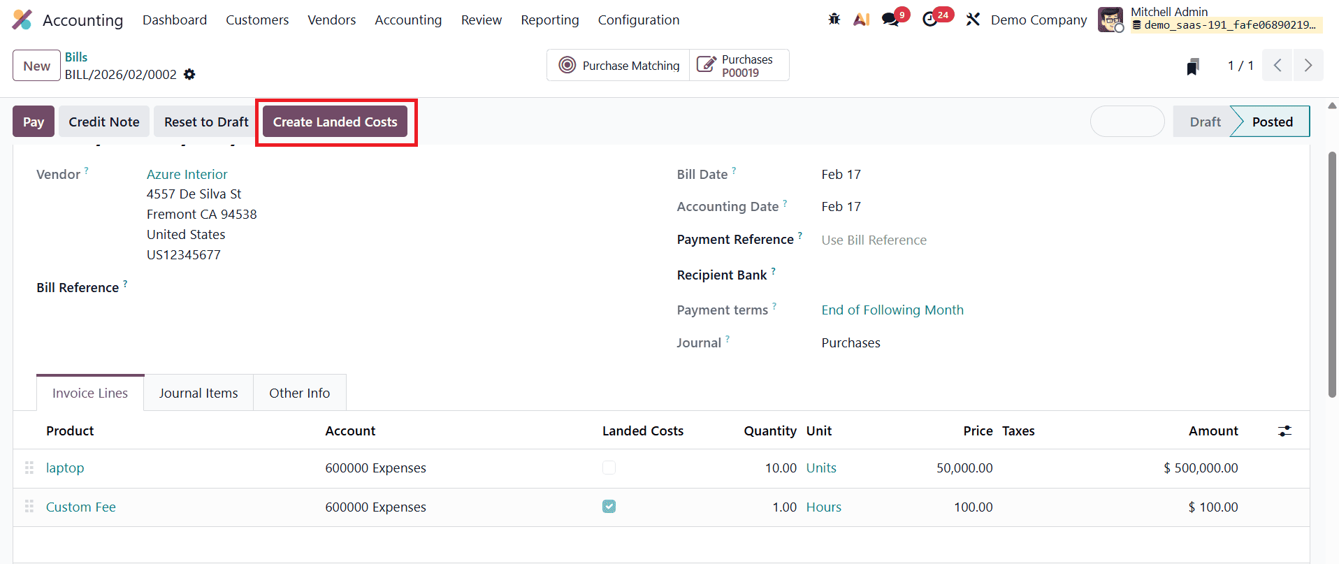 How to Apply Landed Costs for True Product Pricing in Odoo 19-cybrosys