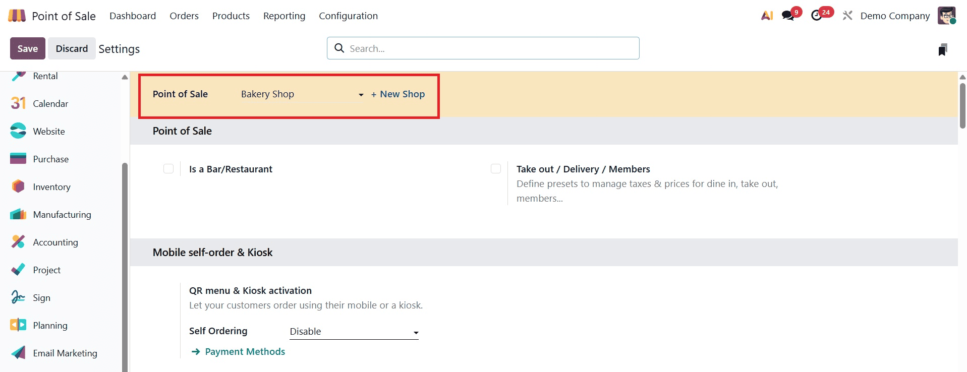 How to Apply Line and Global Discounts in Odoo 19 POS-cybrosys