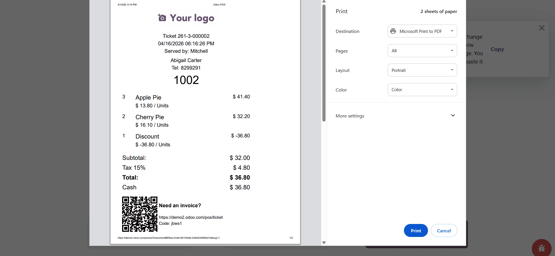 How to Apply Line and Global Discounts in Odoo 19 POS-cybrosys