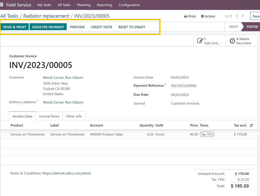 How to Assign A Task in Odoo 16 Field Services-cybrosys