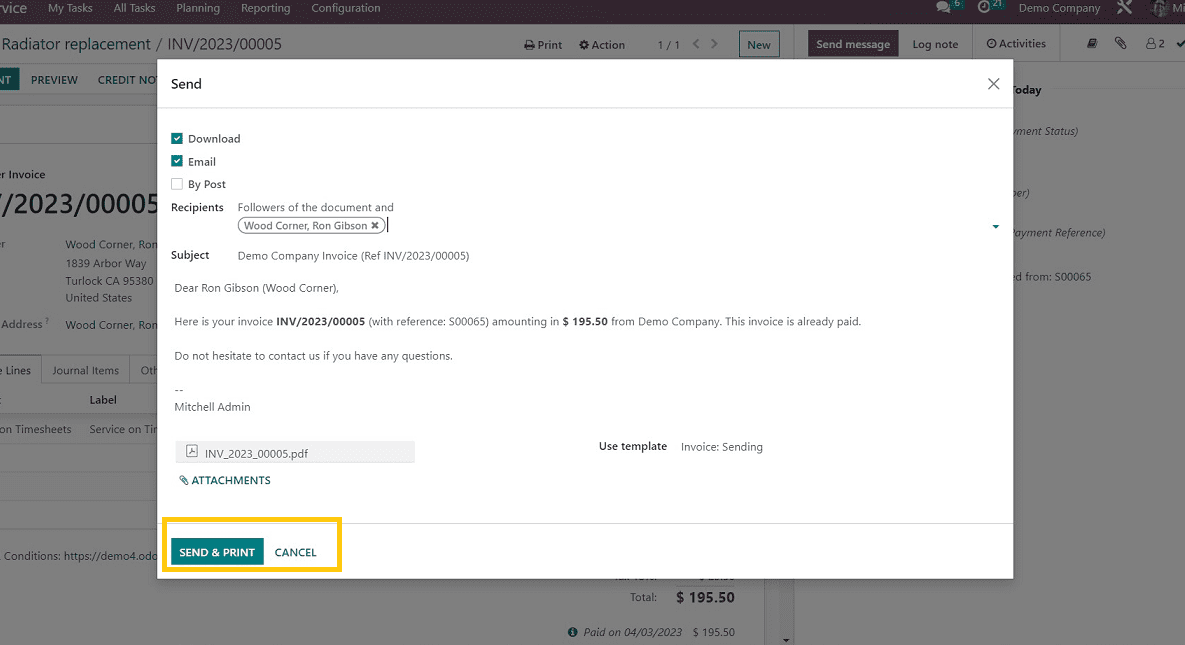 How to Assign A Task in Odoo 16 Field Services-cybrosys