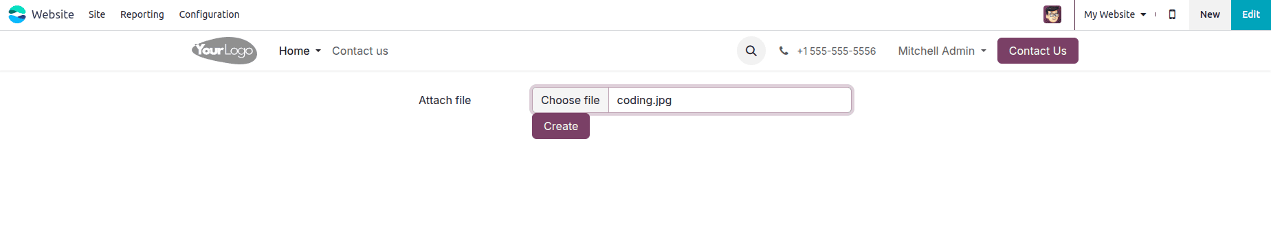 How to Attach Files Using the Upload Button in Odoo 18-cybrosys