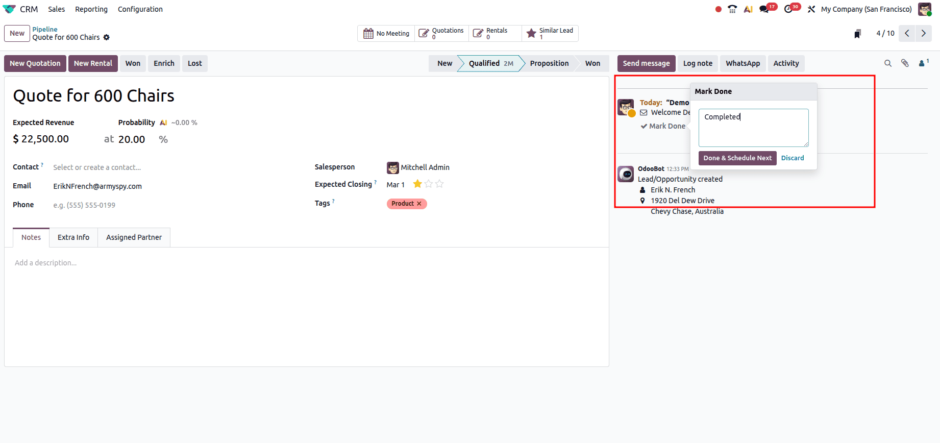How to Automate Activities in Odoo 19-cybrosys