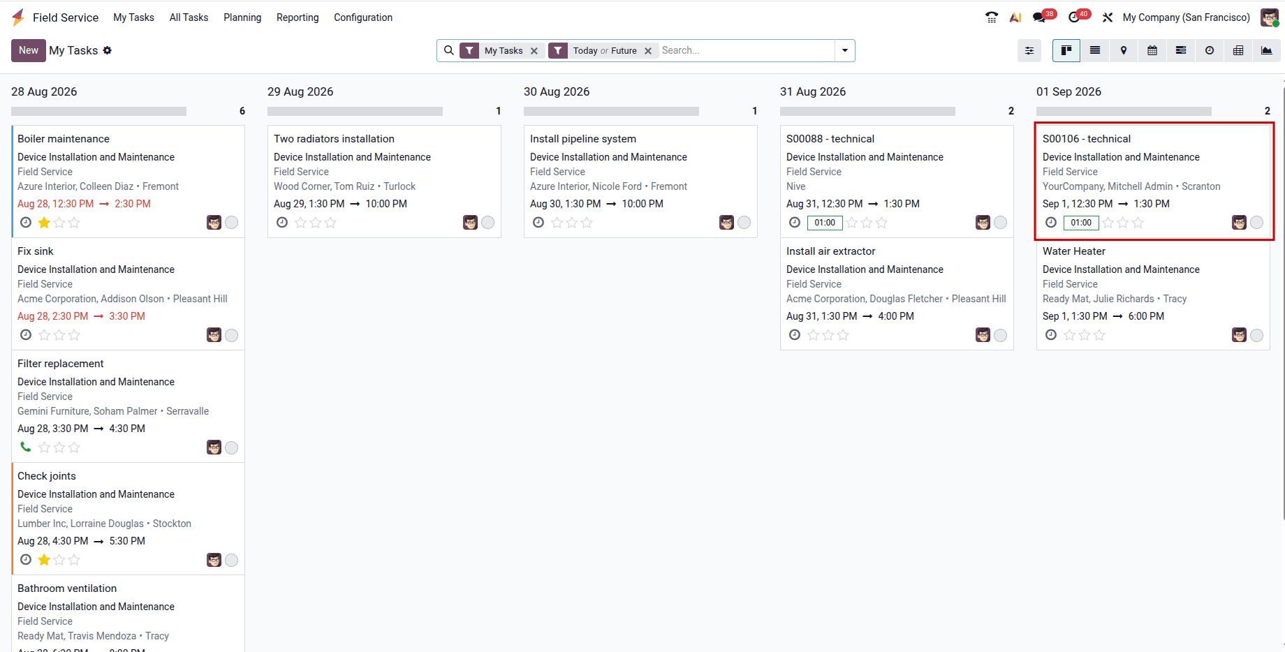How to Automate Field Service Tasks from Online Appointments in Odoo 19-cybrosys