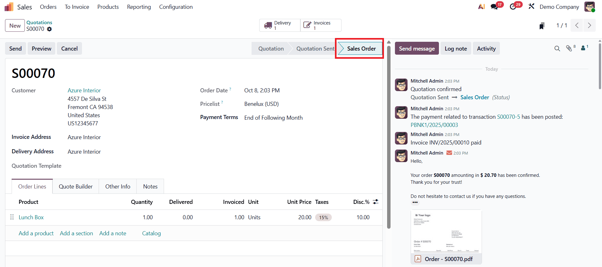 How to Automate Invoice Generation on Payment Confirmation in Odoo 19-cybrosys