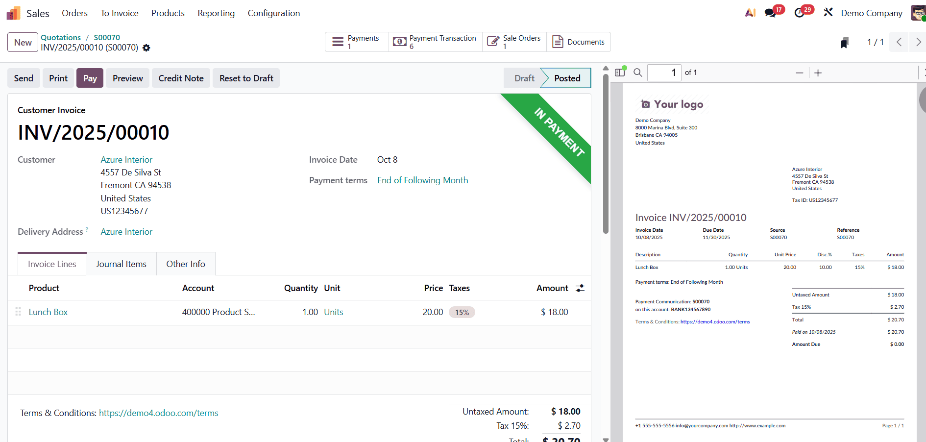How to Automate Invoice Generation on Payment Confirmation in Odoo 19-cybrosys