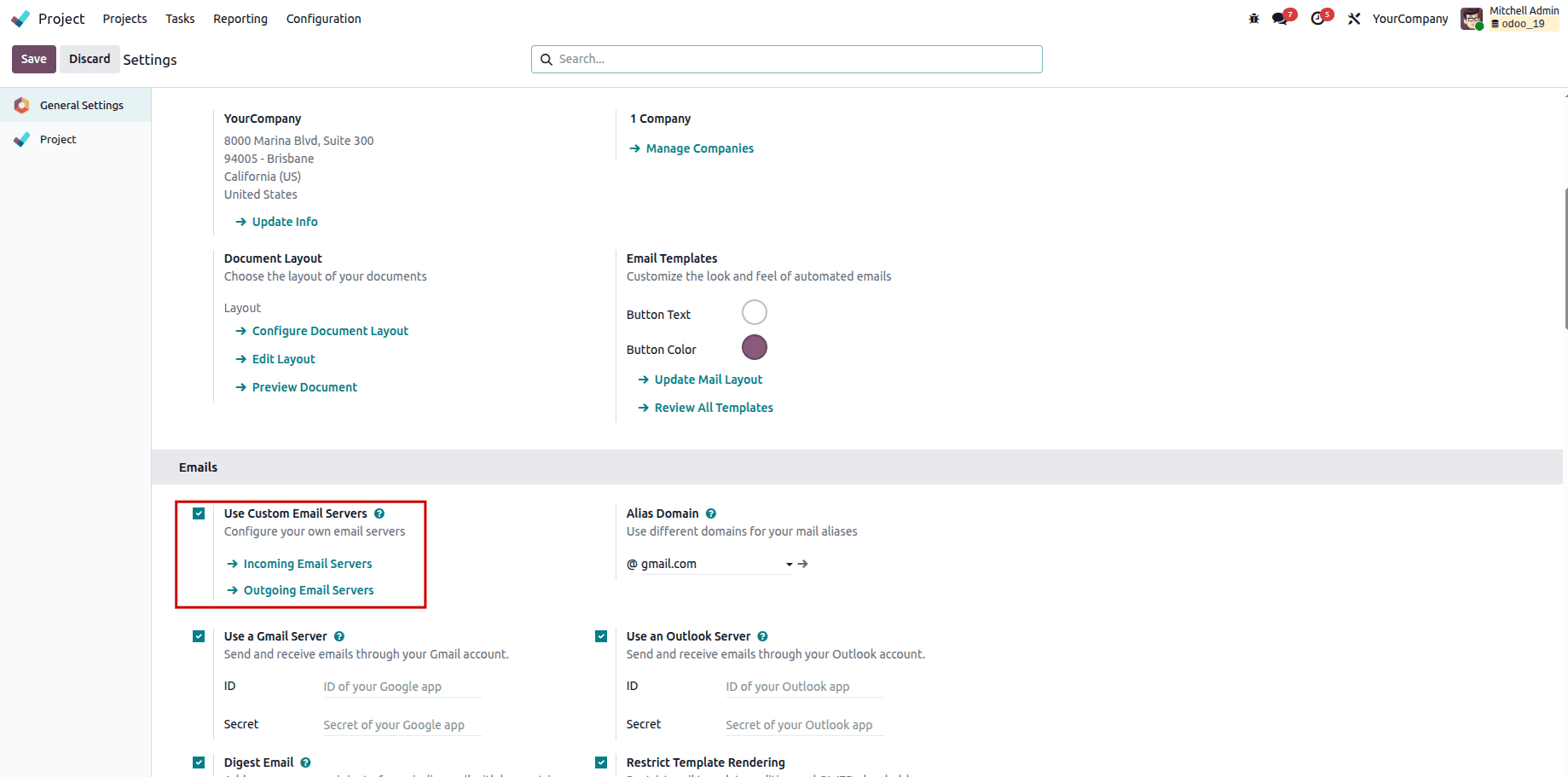 How to Automate Task Creation from Emails in Odoo 19 Projects-cybrosys