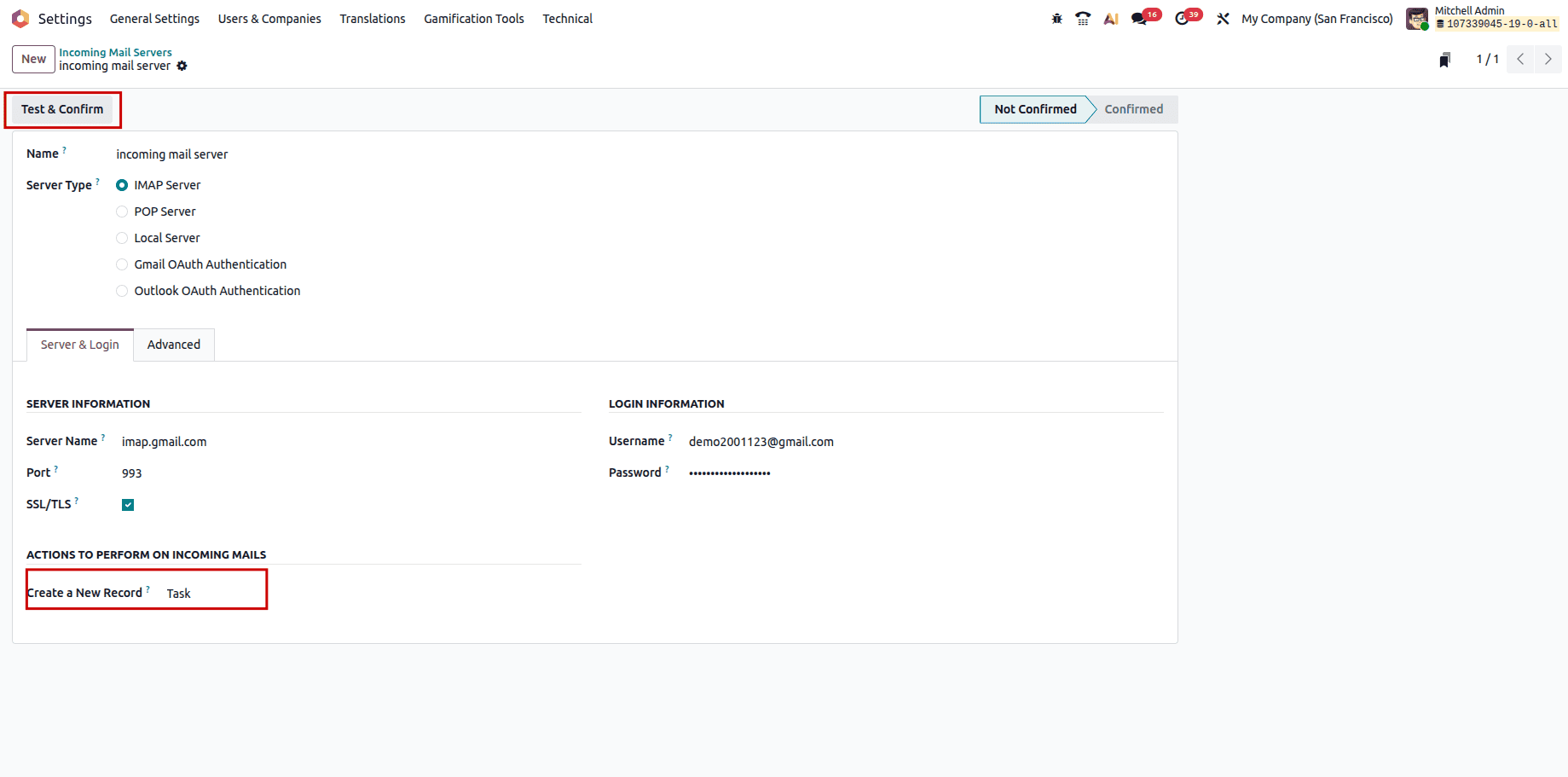How to Automate Task Creation from Emails in Odoo 19 Projects-cybrosys